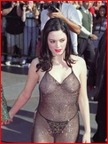 Rose McGowan See Thru Dress And Nude Vidcaps Nude Pictures